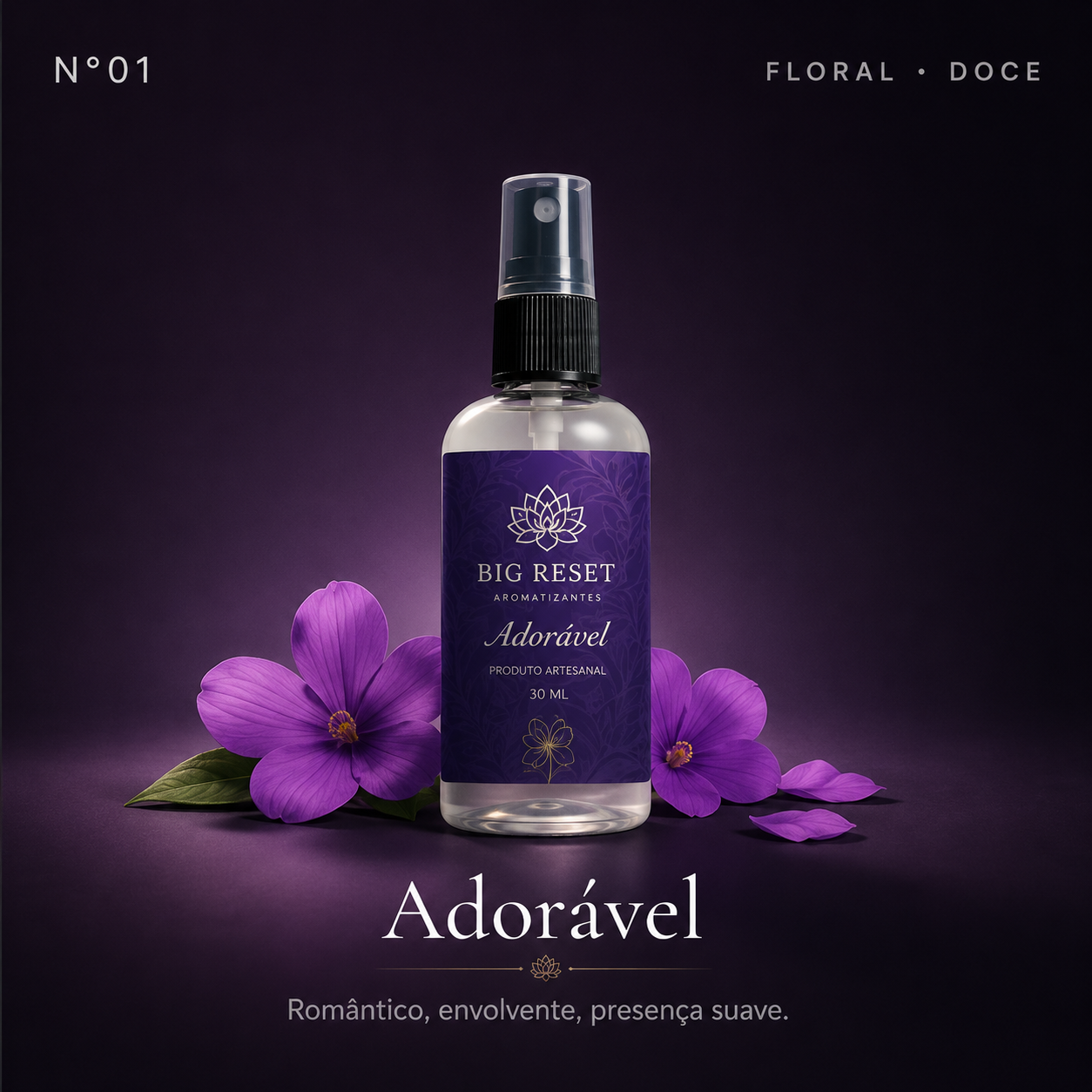 Adorável — aromatizante Big Reset