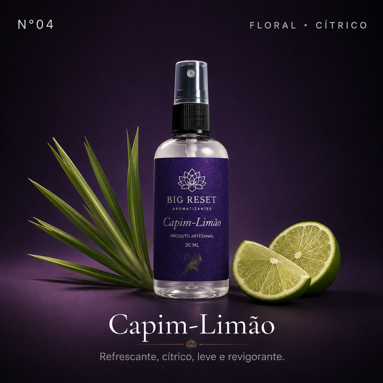 Capim-Limão — Aromatizante Big Reset