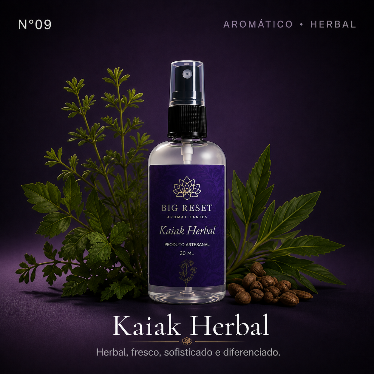 Kaiak Herbal — aromatizante Big Reset